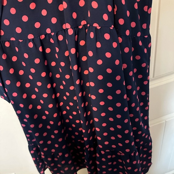 Sam Edelman Women’s Tiered Blue/Pink Halter Midi Party‎ Cocktail Dress Size 10 - Picture 11 of 14